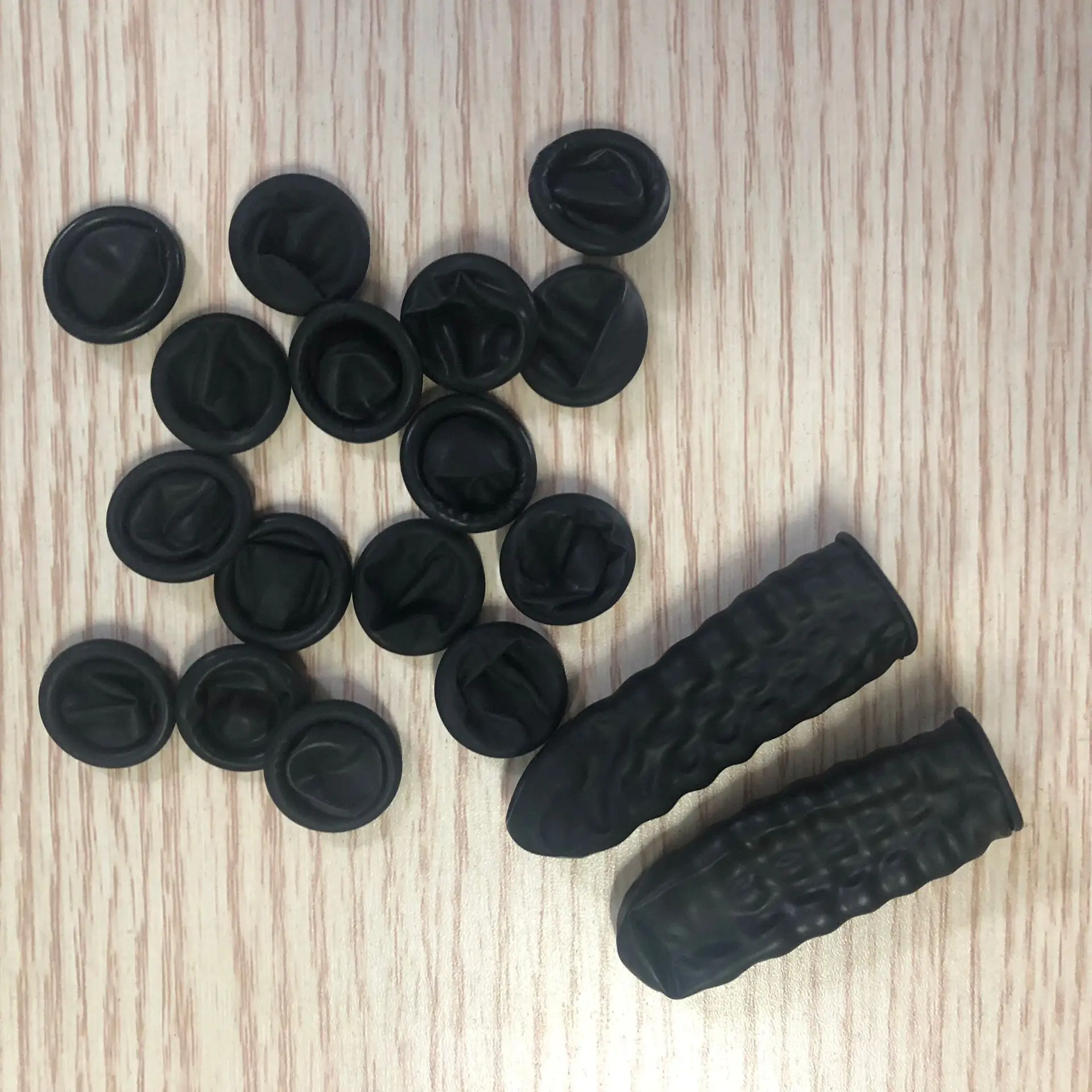 Ln8103 1440pcs/bag Esd Black Finger Cot Black Latex Finger Cot For