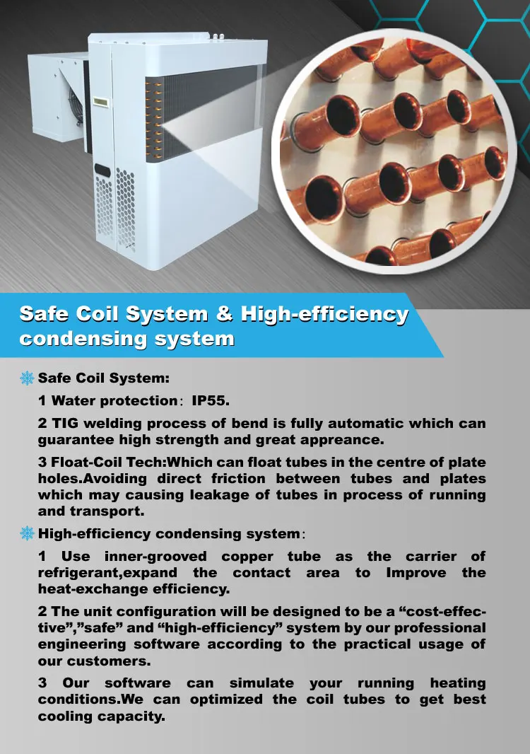 Monoblock Refrigeration Condensing Evaporator, Wall, R404A - detail 12