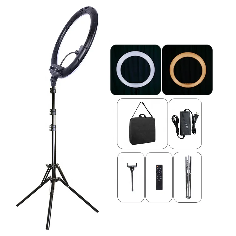 

remote control 53cm LED Ring Light Photography led Light, White