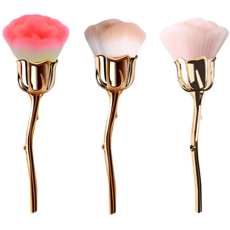 

Day Life Use Girl's Beauty Make Up Brush ,Special Style Rose Shape Single Makeup Brush