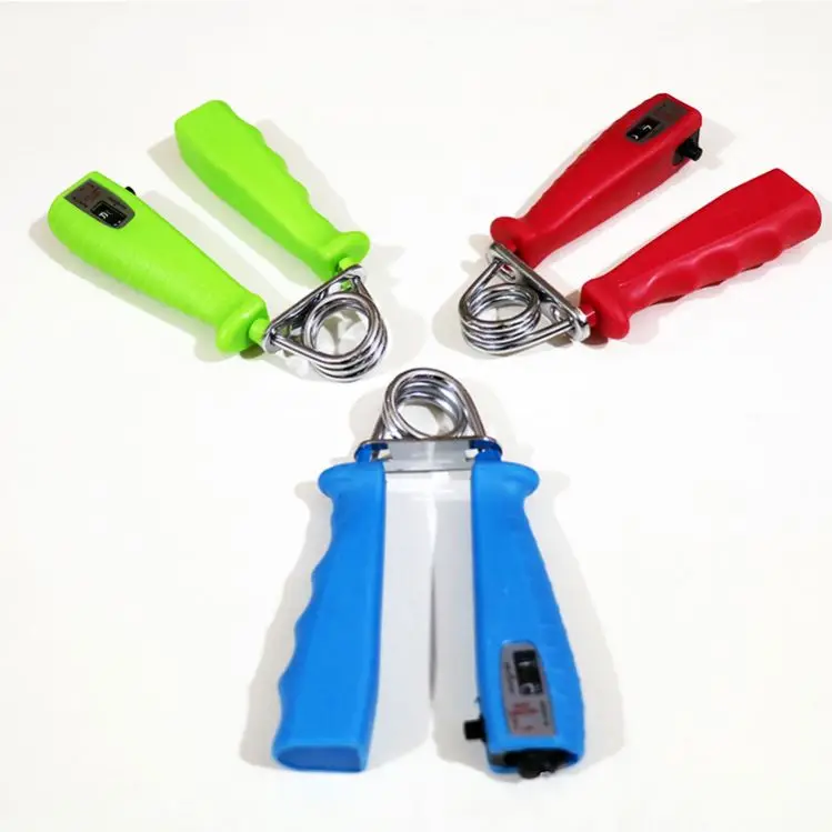 

2021 New Arrival Gym Hand Grip Strengthener Hand Grippers Hand Exerciser Wrist Forearm And Finger Strength, Red/blue/green