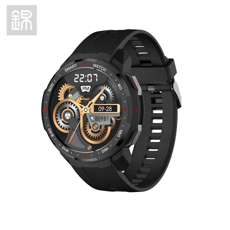

JY-Mall 2022 Newest smart watch MT12 1.28inch TFT TF card BT headset GPS Health monitor Men watch multi Sport smart Bracelet, 3colors
