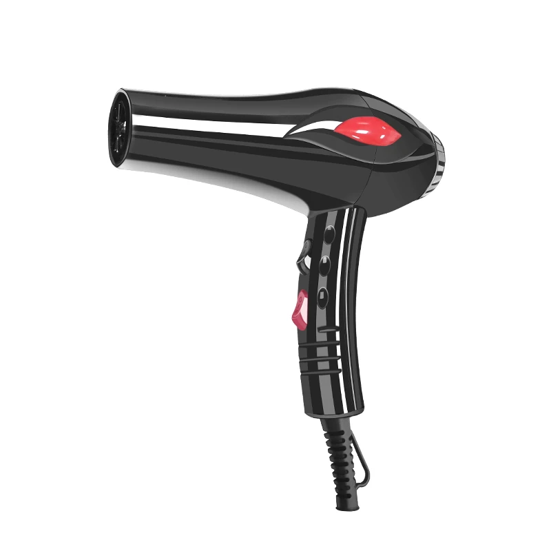 

Factory Custom Price Professional Blow Dryer for Salon and Hair Dryer with 3 Heat Settings and Two Nozzles