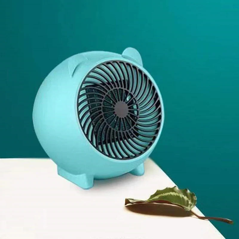 

Cute pig Space Heater Portable Warmer in Winter Fan Household Electric Heater for Office Ceramic Small Desktop Heaters US/