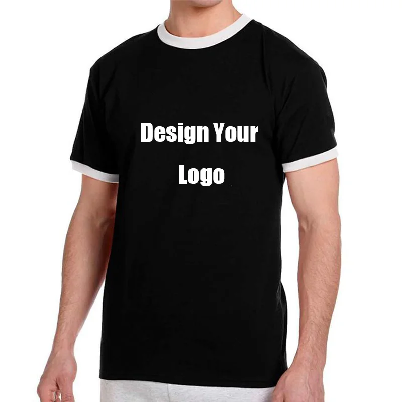 

OEM Custom Logo Printed Blank tshirt 100% Cotton Printing Oversized Plain Men's Tshirts