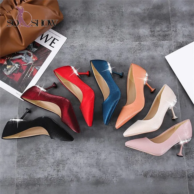 

Woman shoes high heel lady shoes thin heels elegant summer bridesmaid shoes for women and ladies