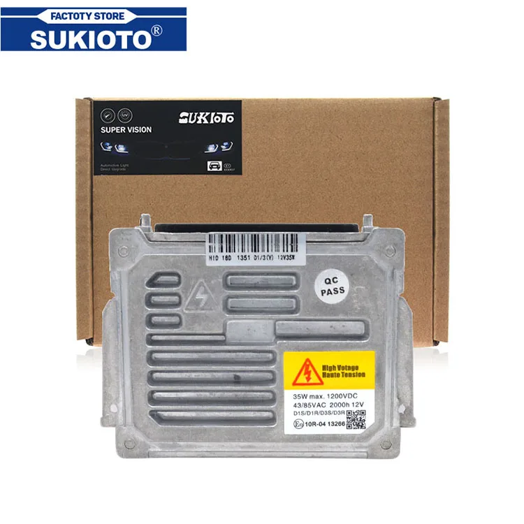 

SUKIOTO New OEM 89089352 HID Xenon Headlight Ballast 35W D3S Auto HID Control Unit 7 Green 63117180050 Replace For Q7 V70 C4 C5