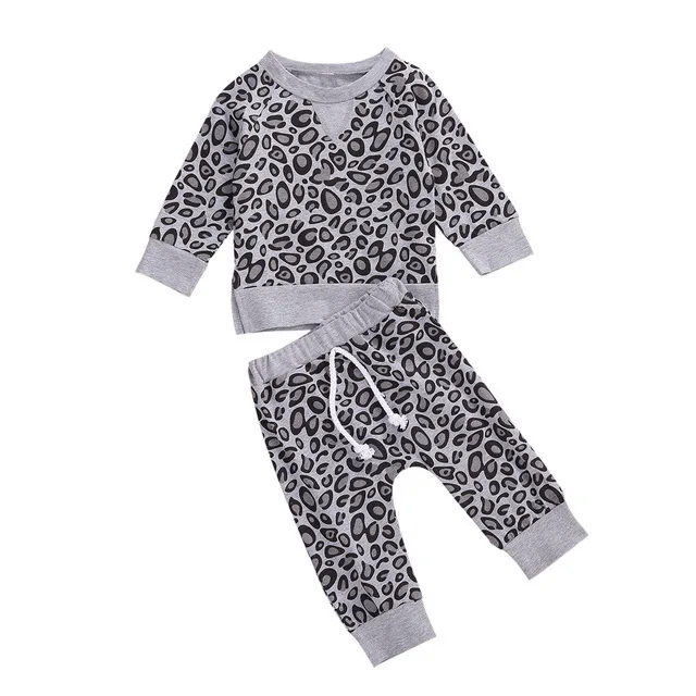 

Try Free Clothes Shein New Hot Style Girls Leopard Print Tops Pants Kids Set Children's Autumn Winter Ecuador Clothing, 2 colors