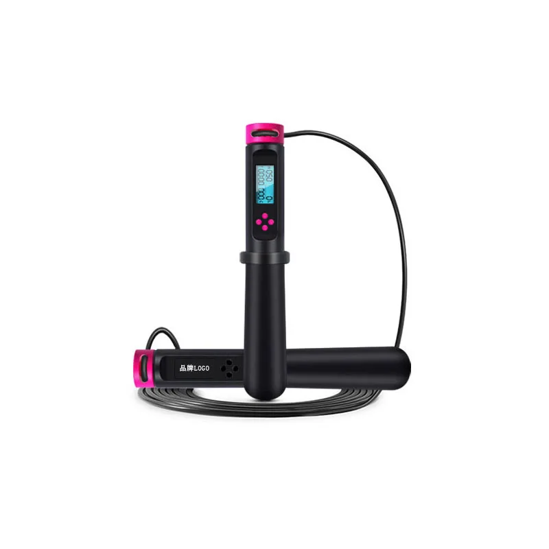 

Fitness Training PVC Skipping Jump Rope with Electronic Counting, As the picture