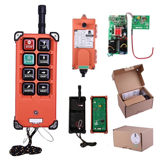 

F21-E1B Crane hoist remote control wireless radio transmitter and receiver