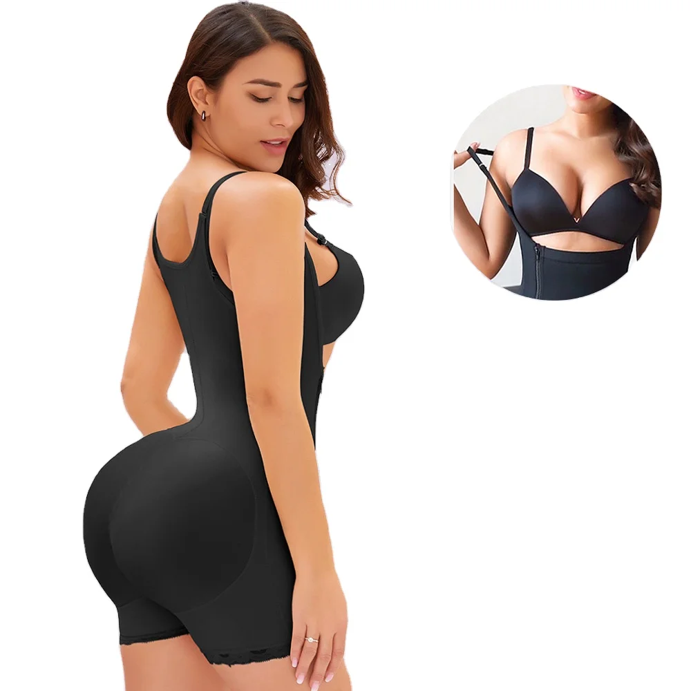 

2021 Fajas Colombianas Shapewear For Women Tummy Control Seamless Shapewear Buttock Lifting Improve Hip Curve Body Shaper, Black