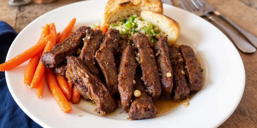 Beef short ribs on a cutting board