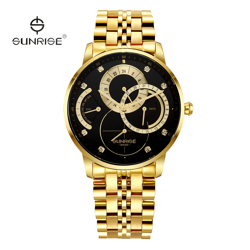 

SUNRISE 2019 hot sale wristwatches luxury men watches men wrist sport watch