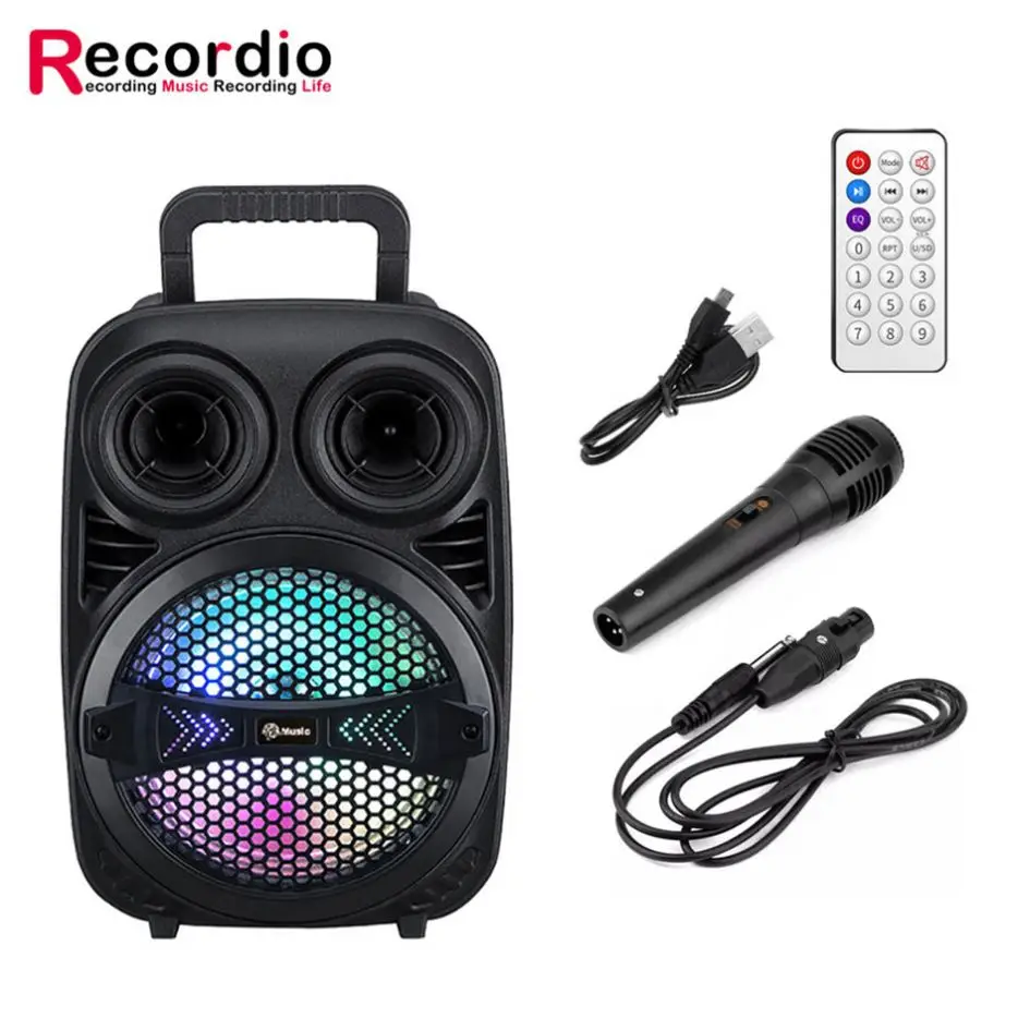 

GAS-Q8 Hot Selling Outdoor Portable Trolley Speaker Dj Speaker System With Led Light Blue Tooth Speaker With CE Certificate