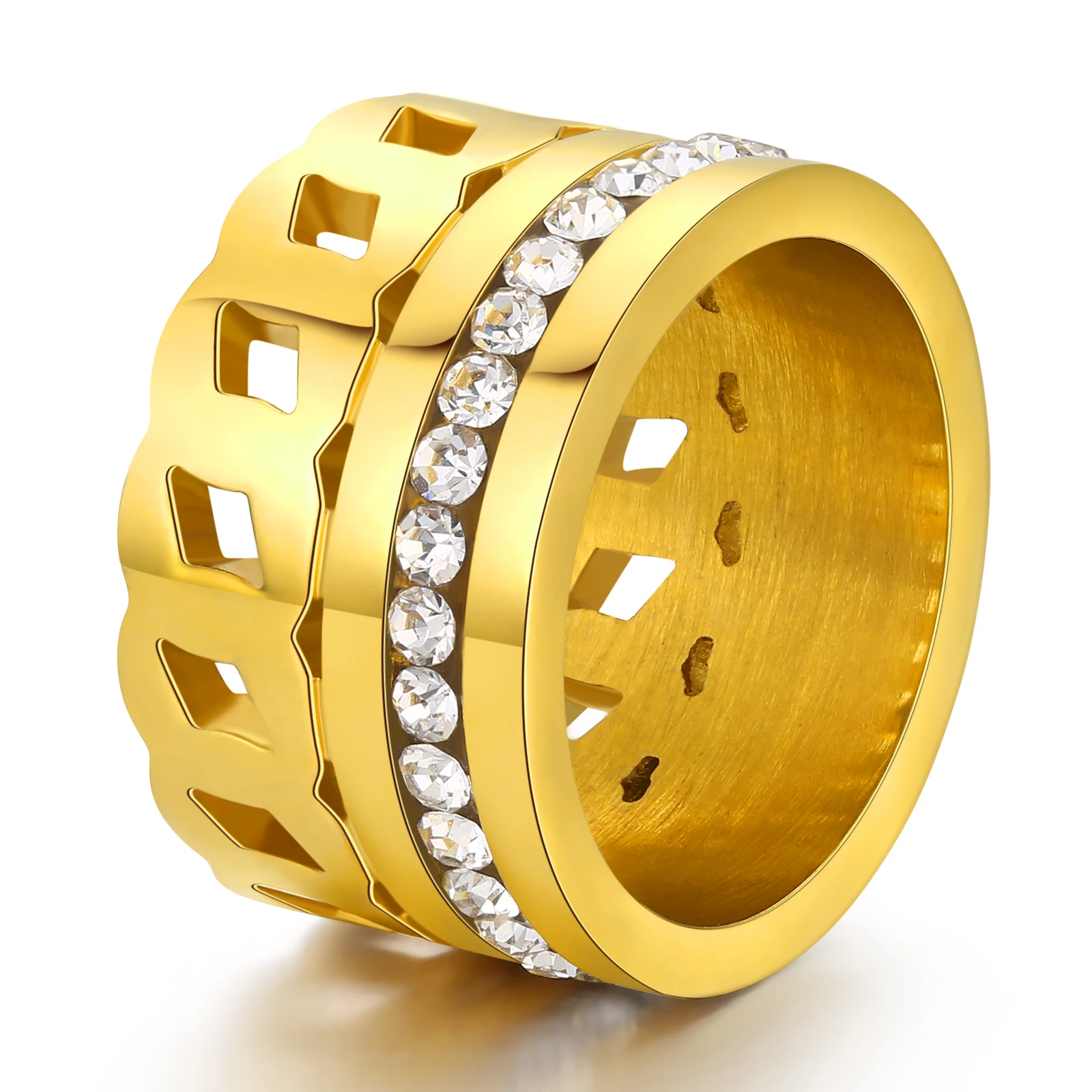 

Wedding dainty classic vintage 18K gold plated ring rings jewelry women