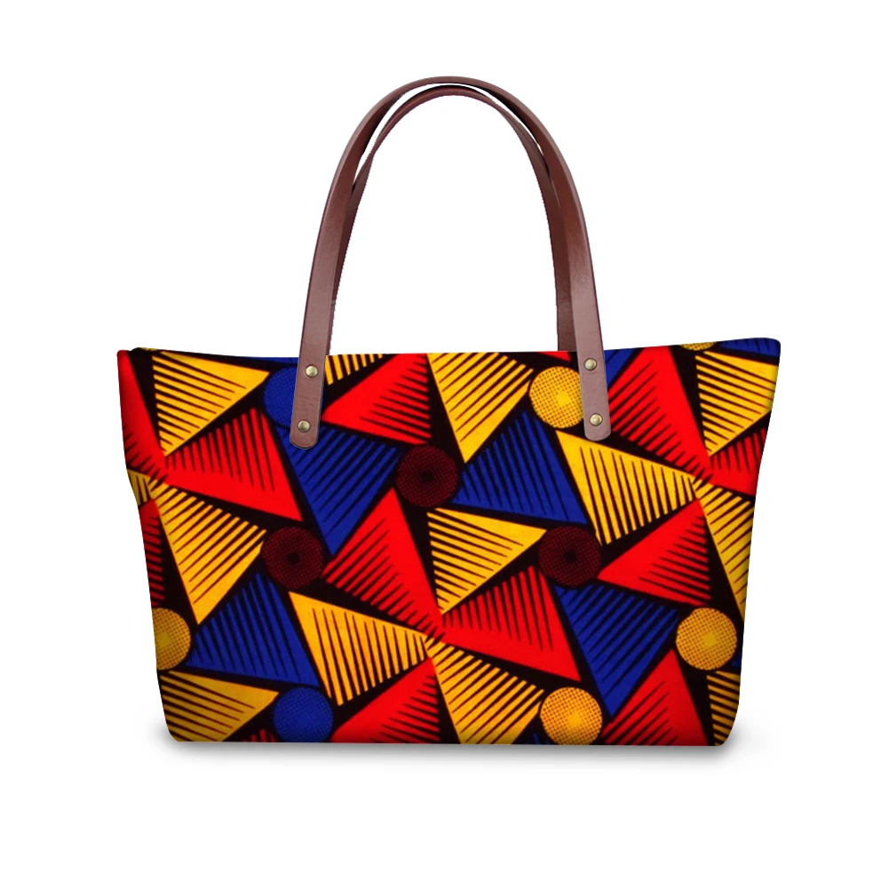 

Promotional new design wholesale large two color handbags for women laptop tote fashion latest handbag