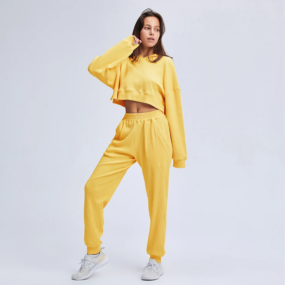 

Fast delivery premium cotton women tracksuit joggers sets, Blue,gray,black,orange,green,yellow,brown,white