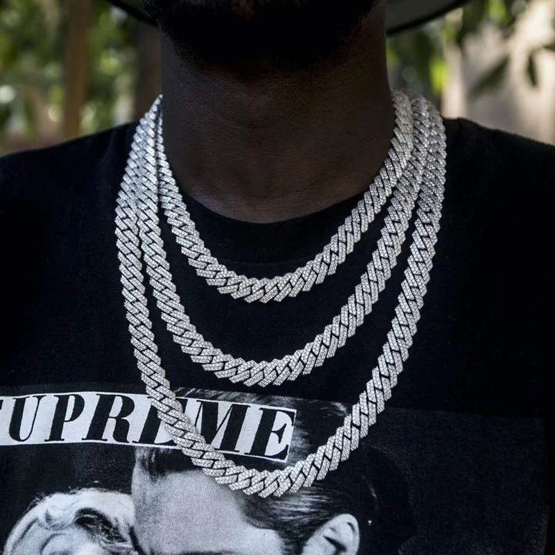 Cuban Link Chain Necklace Jewelry 