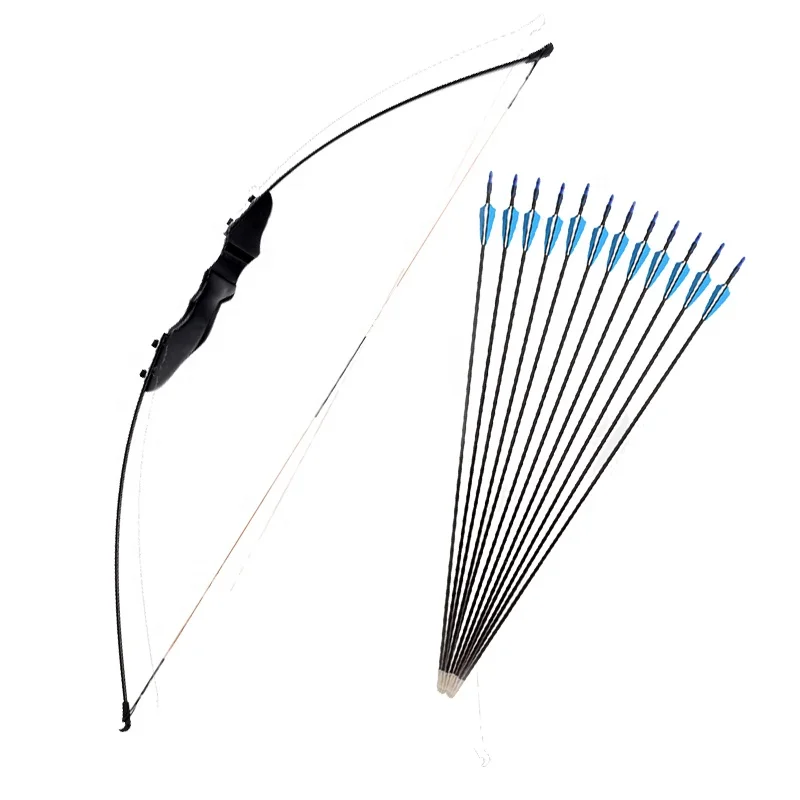 

Wholesale Archery Tag Arrows Wooden Recurve Bow Riser Target Shooting Bow and Arrow Set
