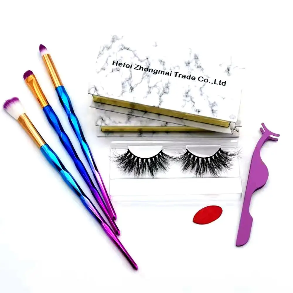 

Beauty 3d mink hair lashes 20mm curly mink eyelashes, Black