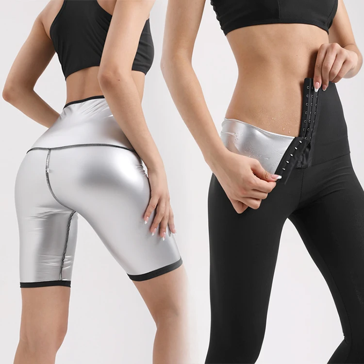 

Fully coated PU leather high-waisted sweatpants yoga pants belly-up hips sweatpants, Customized colors