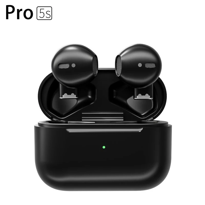 

2022 Upgrade Wireless Handsfree Mini Auriculares Air Pro 5s Black Pink Earphone BT 5.0 Earbuds TWS Pro 5s, Black white pink