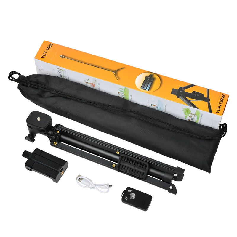 Camera Phone Bluetooth Extendable Selfie Stick Yunteng 1688 Telescopic Monopod Pole Tripod For Iphone