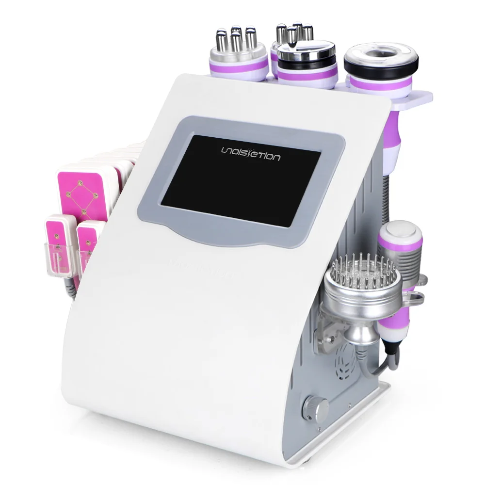 

9 in 1 Vaccum Cavitation Body Shaping Machine RF Diode Laser Pads Anti-Cellulite Skin Rejuvenation Sliming Equipment