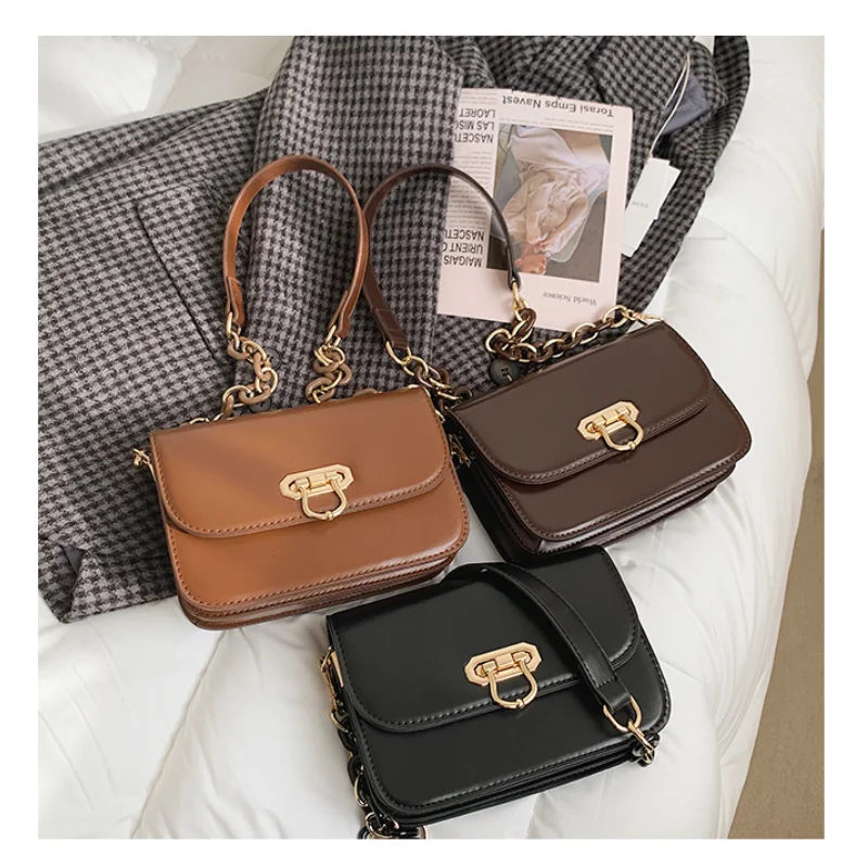 

Fashion Handbag Woman Korean Version Single Shoulder Bag Diagonal Small Square Bag