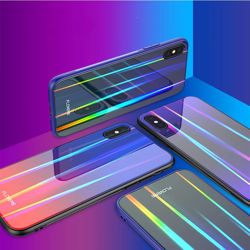 

New Blue Lay Colorful 360 Full Protective Shock Proof Tpu Mobile Shell Tempered Glass Phone Case Cover for phone, Blue red,purple,blue