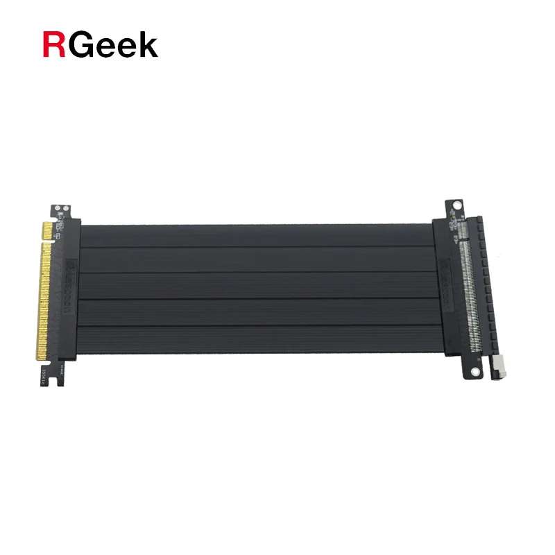 

RGeek 30cm New PCI Express High Shielding Property PCIe 3.0 16x Flexible Cable Card Extension Port Adapter High Speed Riser Card