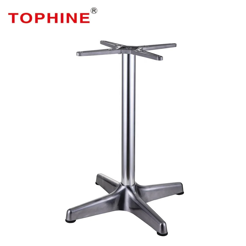 
TOPHINE Furniture partsAluminum Powder coating bar bistro metal table legs table bases 