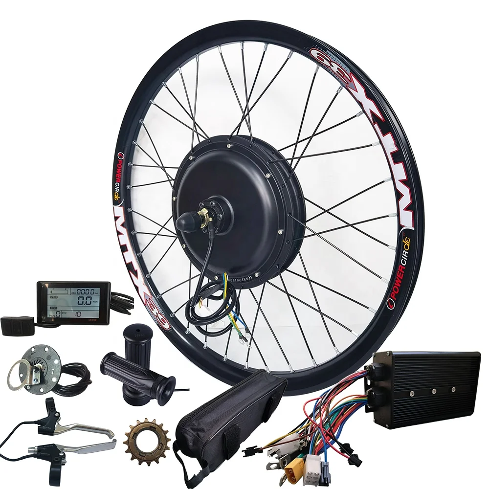 

72v ebike conversion kit 2000w high quality electric bike kit brushless rear hub motor wheel