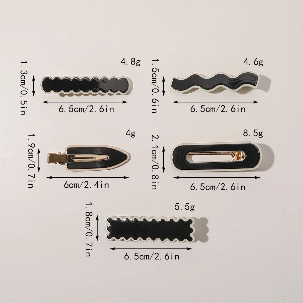 Wholesale Fashion Hair Clip Long Barrettes Geometric Hair Pin for Women Girls Hairpin Hair Accessories