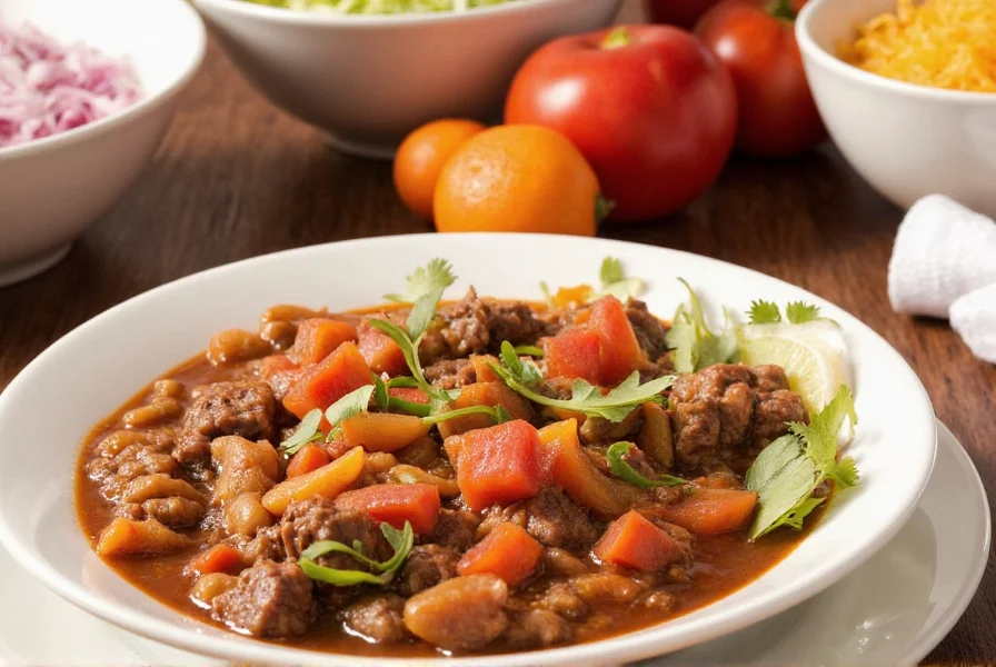 Finished Mexican Beef Stew