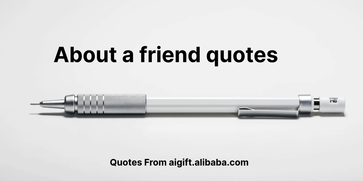 about a friend quotes