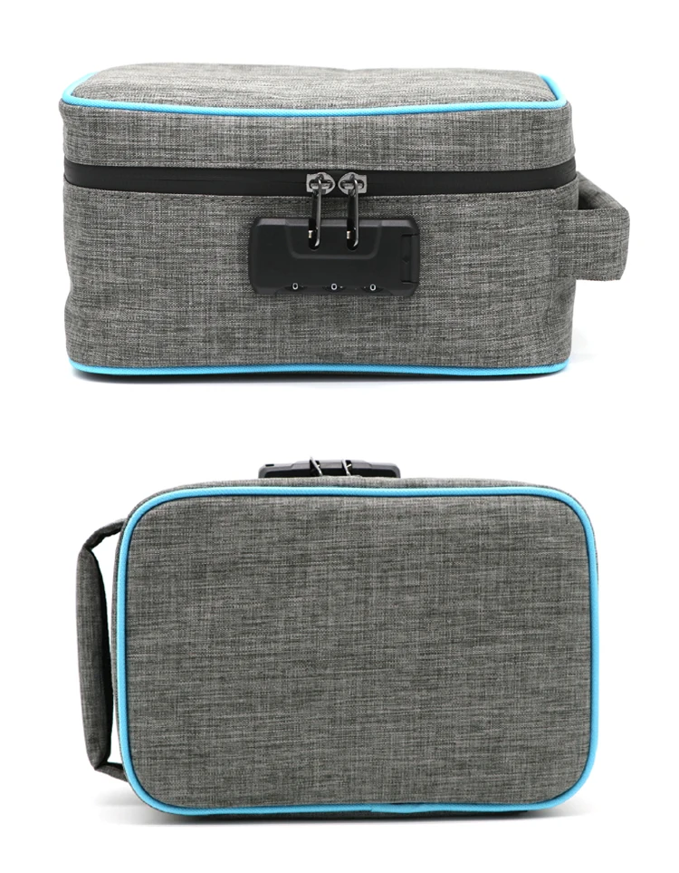 Custom Travelling Odor Proof Carbon Lining Mylar Odor Proof Stash Case