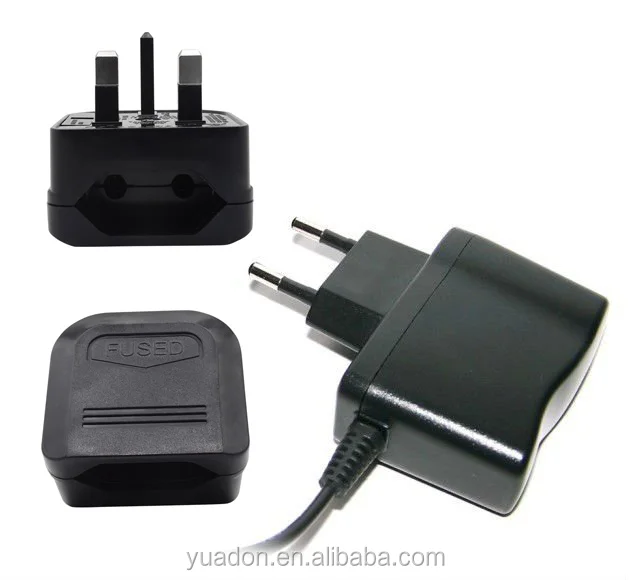 Euro Eu 2 Pin To 3 Pin Uk Converter Adaptor Electrical Plugs Pin Travel