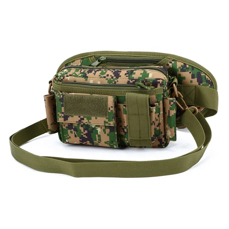 

AJOTEQPT Camouflage outdoor detachable sports tactical three-purpose combination waist bag, 7 colors