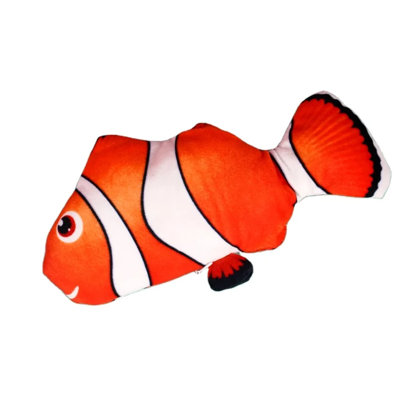 

Electric Dancing Kicker Moves USB Rechargable Moving Fish Cat Pet Toy, Picture