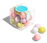 

2*2*2'' Clear Plexiglass Sugar Cube Display Food Containers Food Grade Plastic Candy Bins Acrylic Candy Box with Lid