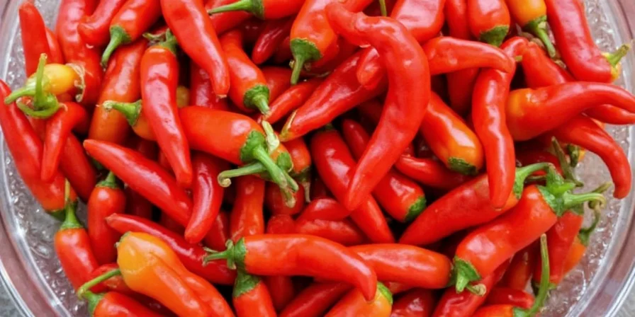 Scoville scale comparison chart featuring Mirasol