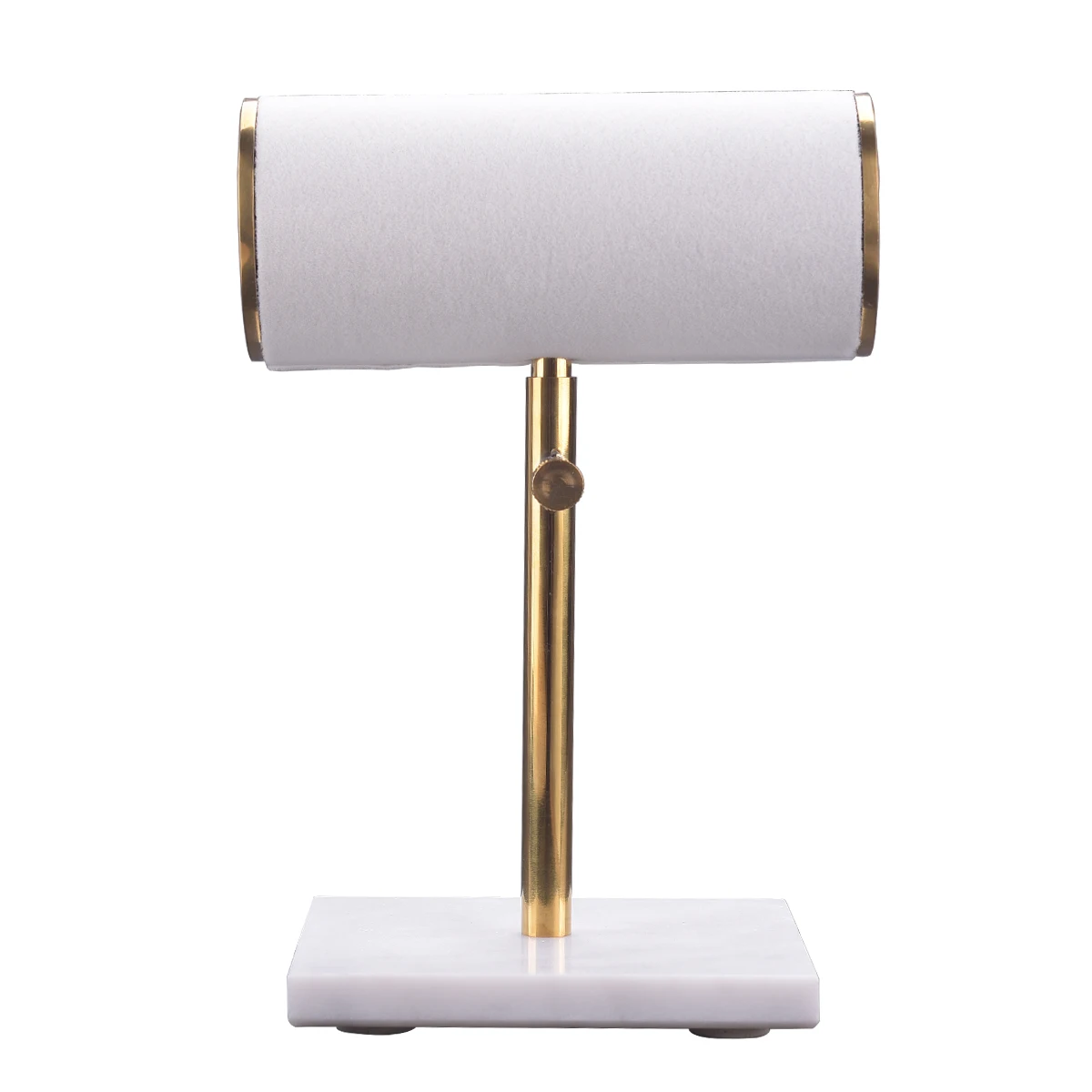 

Luxury Marble Watch Stand Double Watch Display Stand, White and black