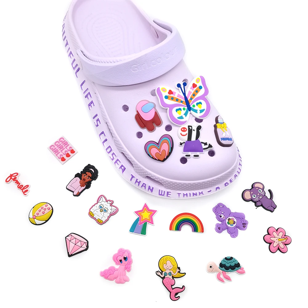 

Pvc Shoe Charms Shoes Accessories Ornaments Fit For Croc Charms, Custom color