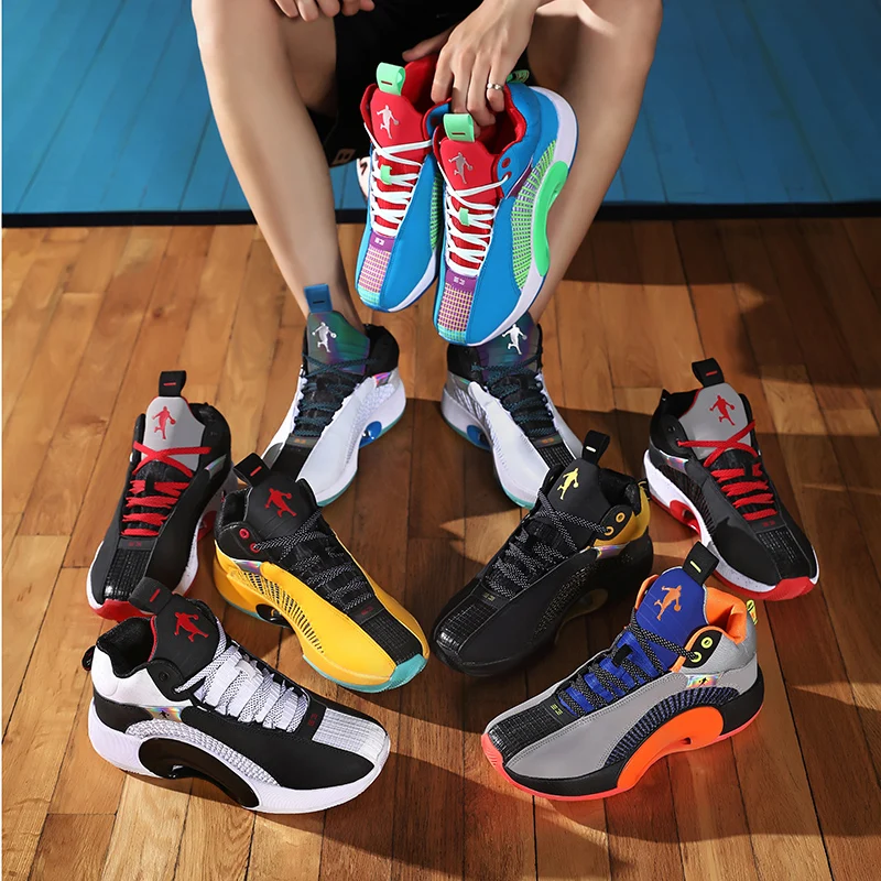 

New Outdoor Basketball Shoes Retro Sneakers For Men High Quality Air Brand Air Cushion Men AJ 35Basketball Shoes