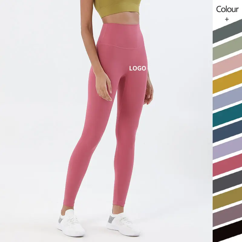 

50% OFF Custom Logo 33 Colors Lulu Align Soft High Waist Mesh Scrunch Butt Lift Corset Seamless Gym Fitness Womens Yoga Leggings