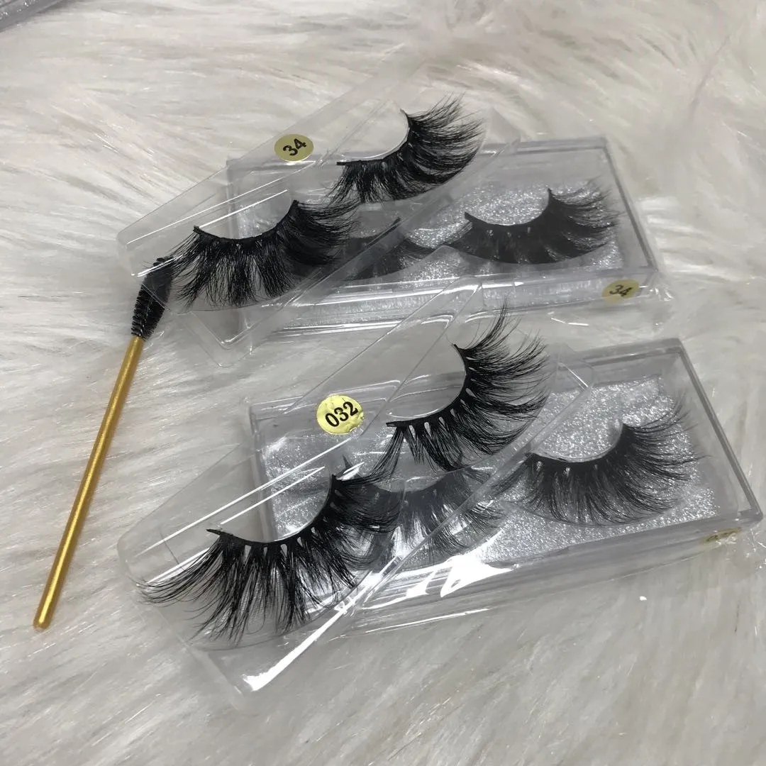 

2021 free Hottest Fur False Eyelashes Wholesale real mink lashes Private Label Free Sample Customize Eyelash Packaging