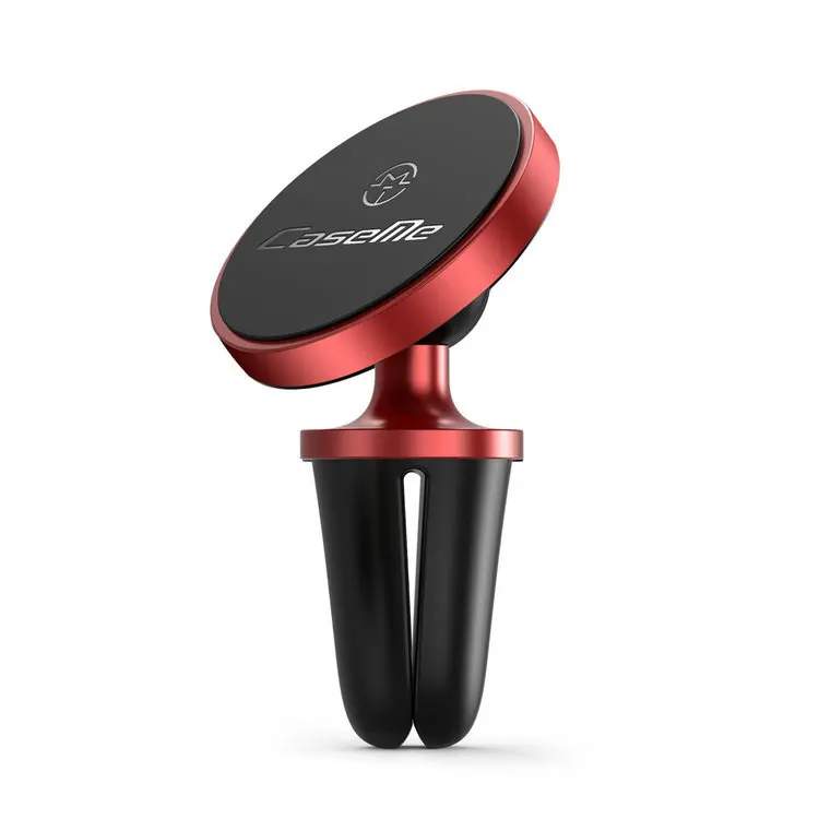 

CaseMe Shockproof Metal Mini Car Holder Phone for IPhone 11 Long Neck Auto Round Air Vent Magnetic Car Mount Holder