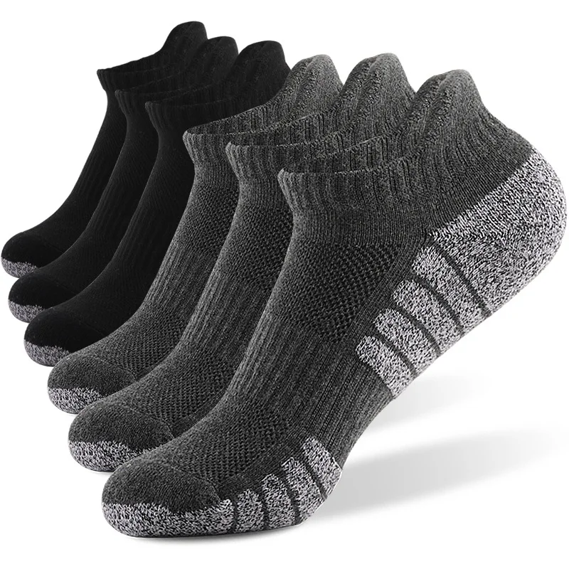 

Factory Wholesale New Thick Towel Bottom Running Socks Anti Slip Cotton Breathable Unisex Sports Socks, Custom color
