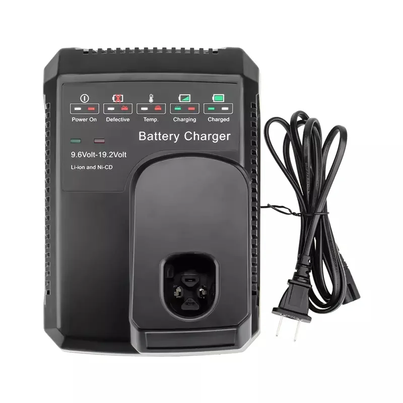 

9.6V-19.2V Replacement power tools battery charger For Craftsman rechargeable Li-ion and Ni-CD/NiMH battery RHY-CRA19.2AC, Black